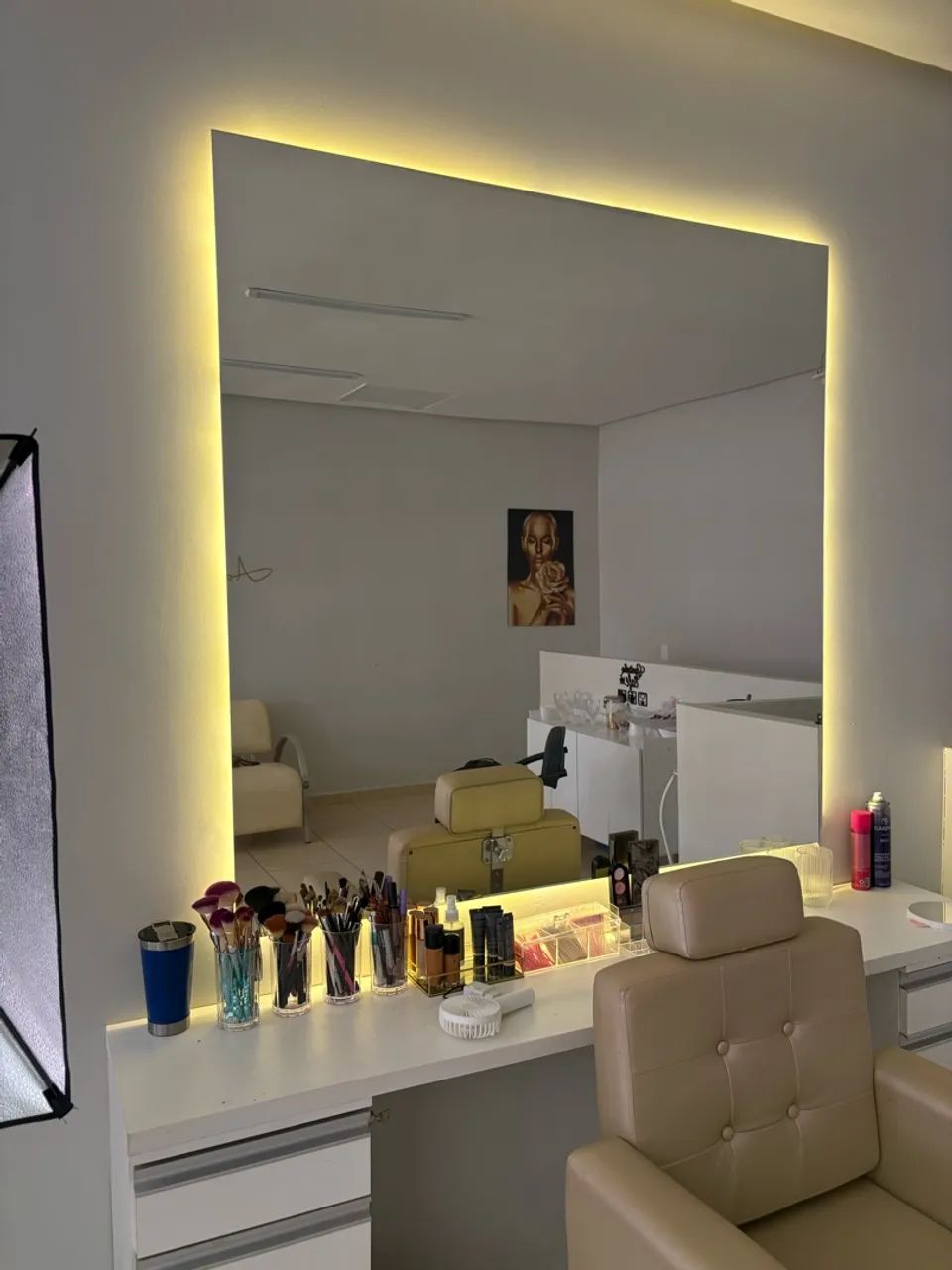 Espelho com led