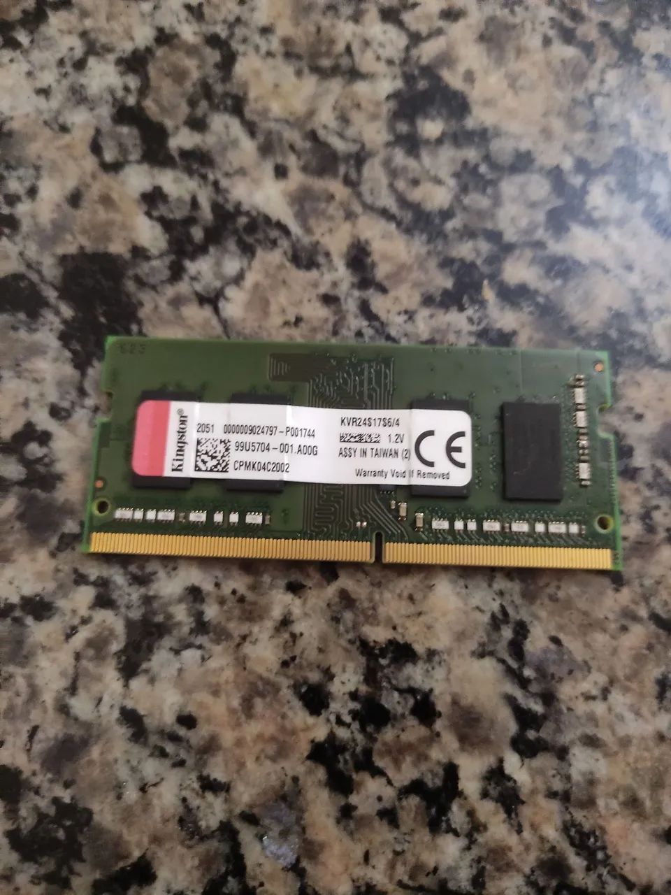 Kingston Notebook DDR4 Memory 4 GB443790306890240000