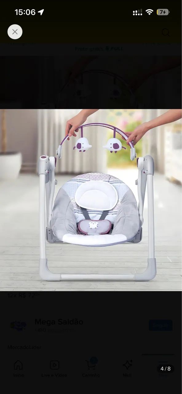 Cadeira automática elétrica mustela  - Foto 3