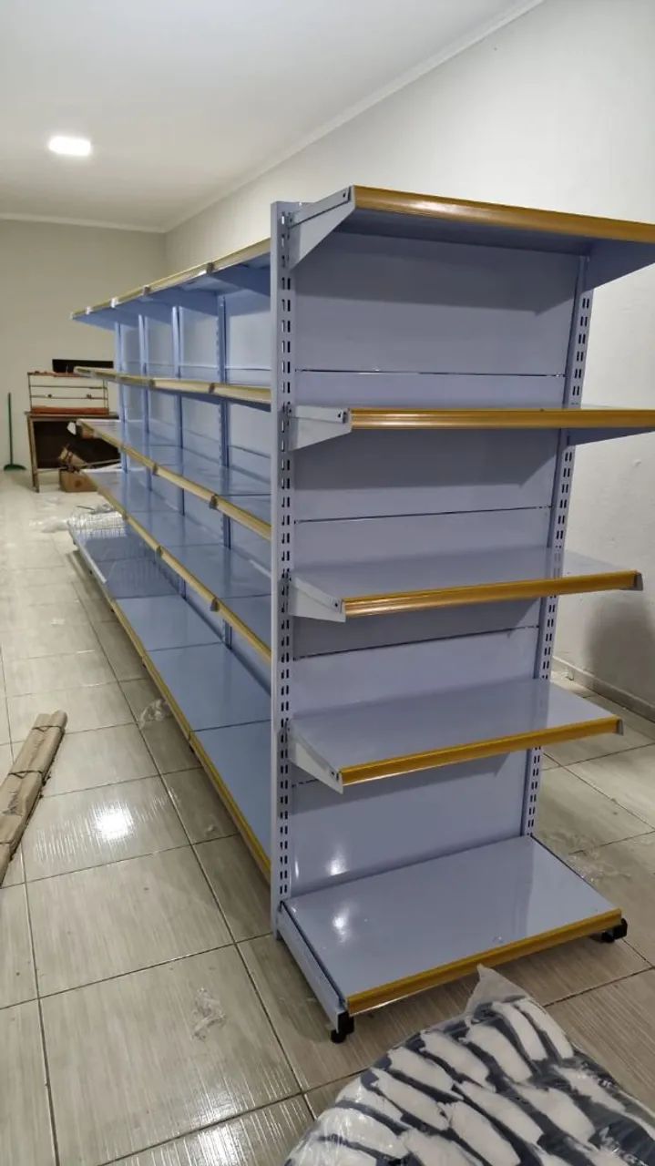 Gôndola de Aço / Prateleira para Loja / Mini Porta Pallet Novo