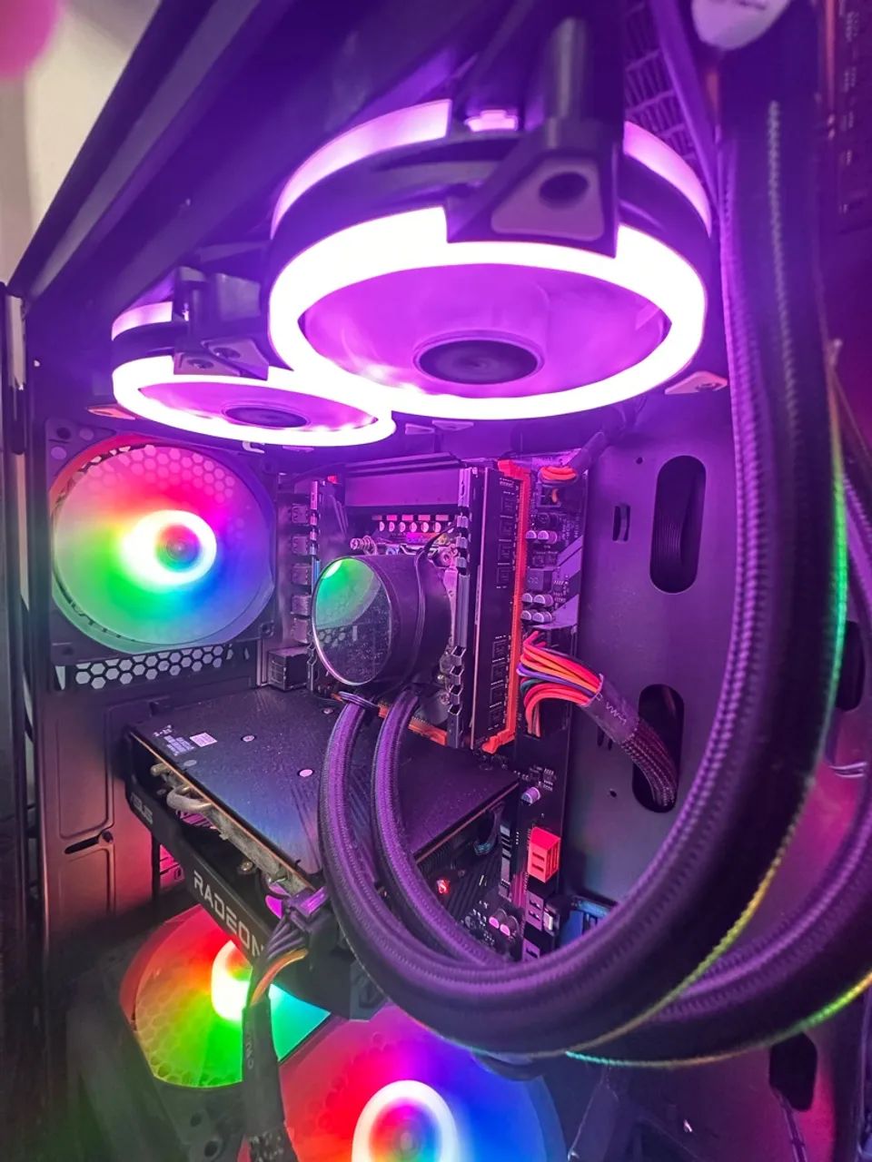 PC GAMER COMPLETO 2monitor rx7600 32ran  - Foto 4