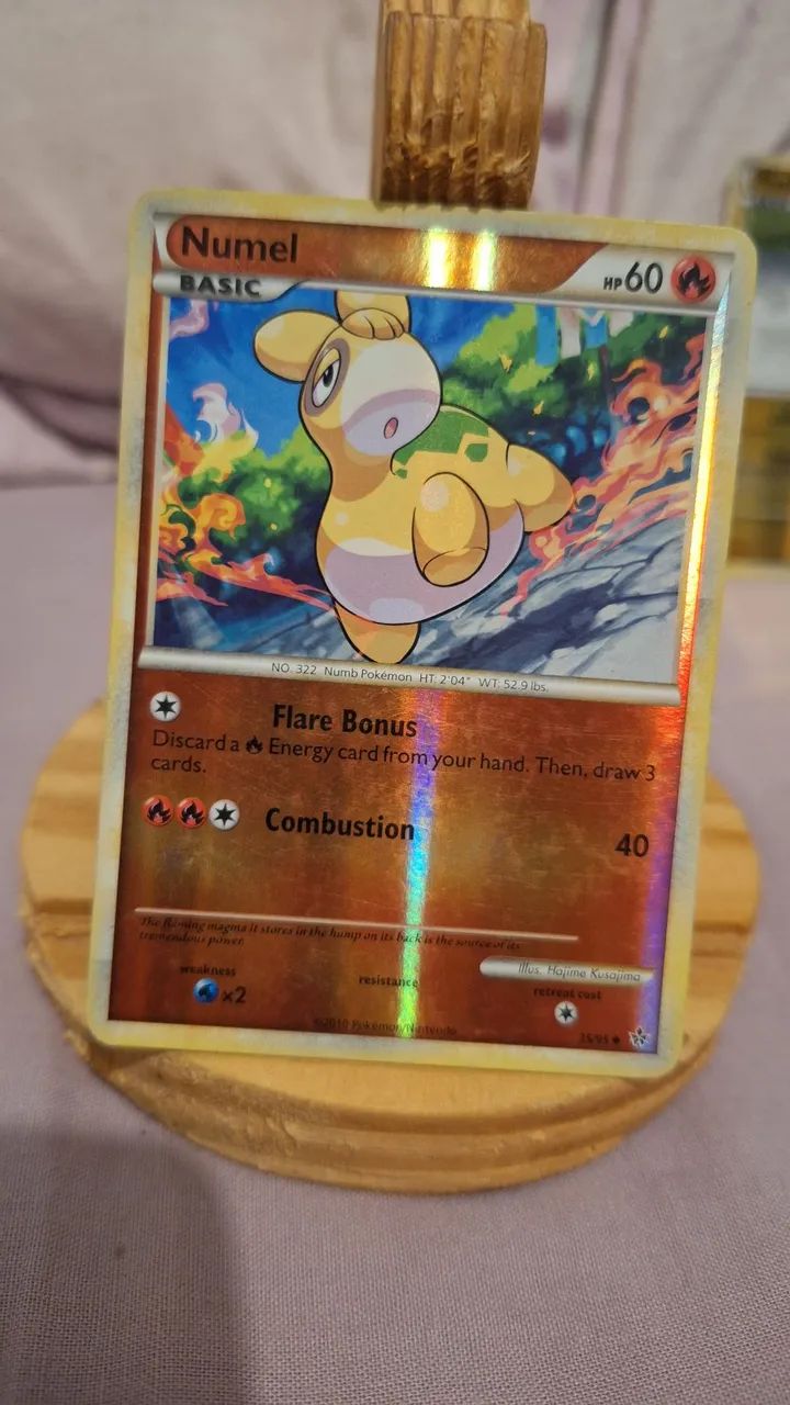 Lote 3 Cartas Pokémon Antigas (Reverse Holo) - 2010 Originais - Foto 4