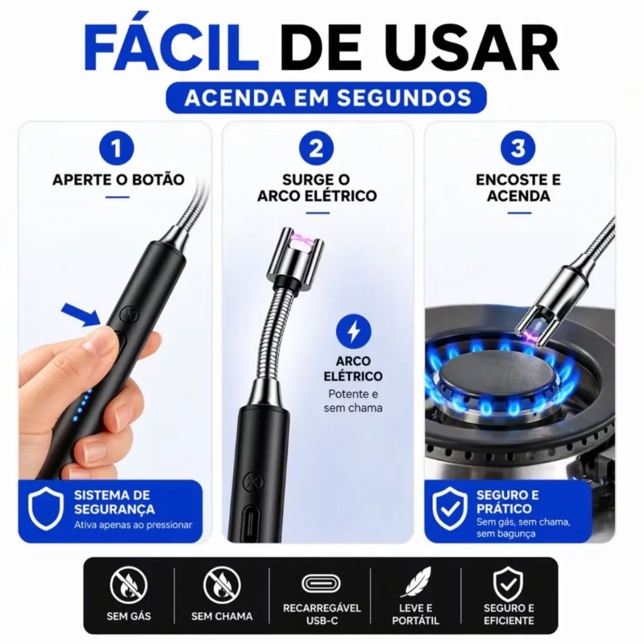 Acendedor elétrico  - Foto 3