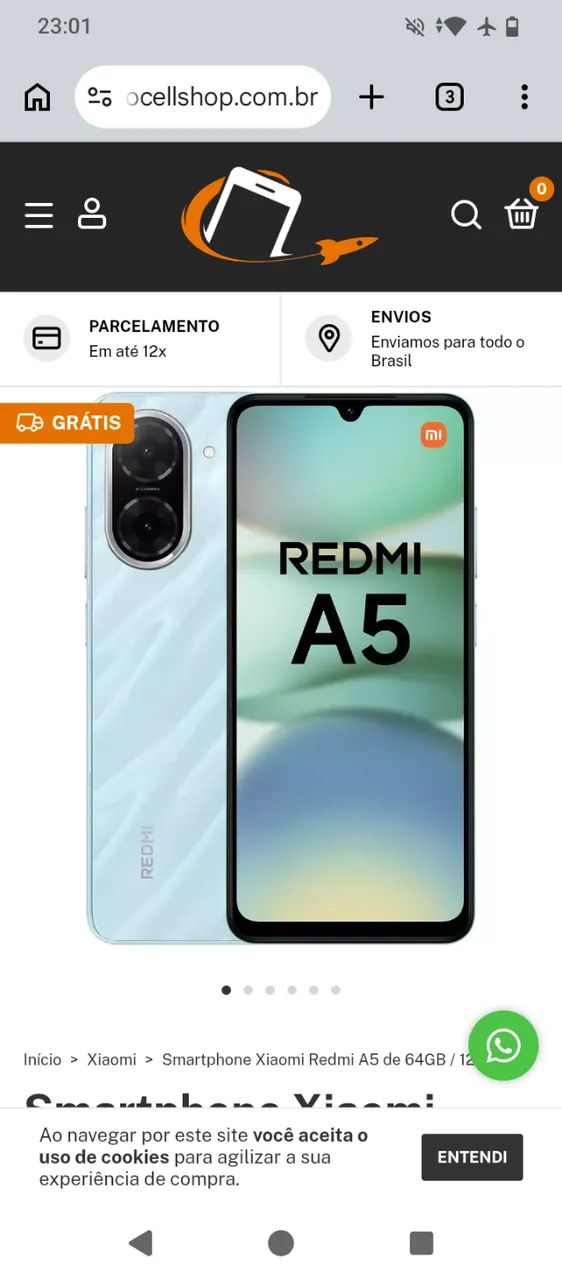 Celular perfeito estado 
