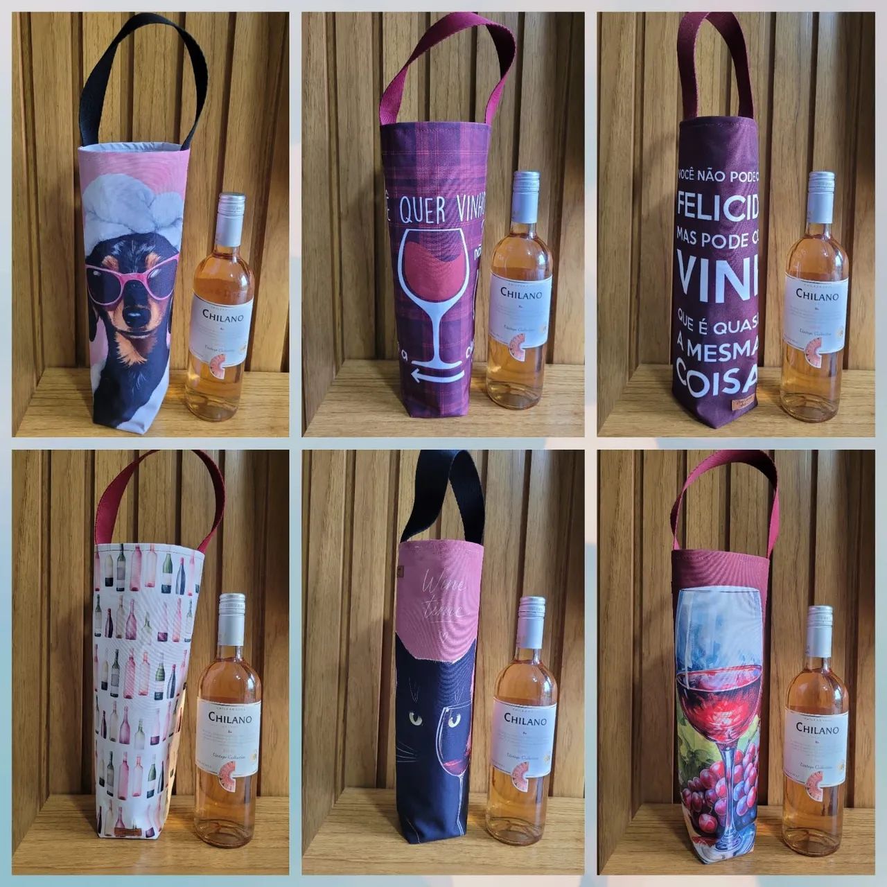 Bolsa/sacola para vinho - Foto 4