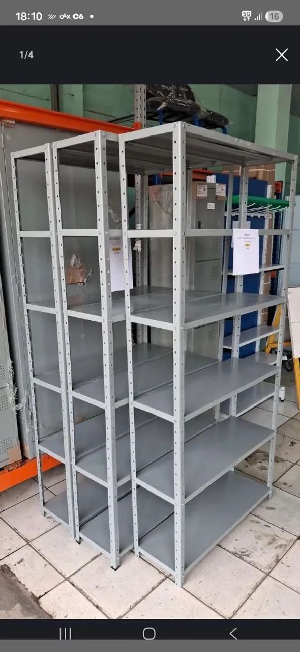Estante de aço 