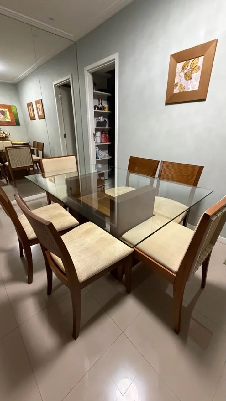 Mesa de jantar de vidro  - Foto 2