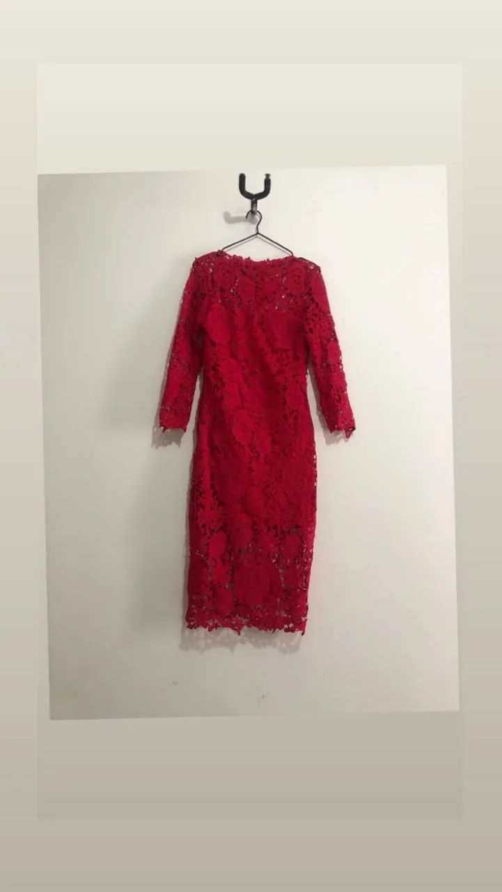 Vestido rendado PP