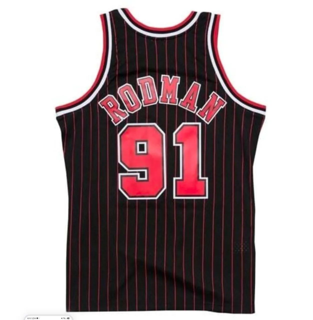 jersey chicago bulls dennis rodman mitchell & ness 1995-96