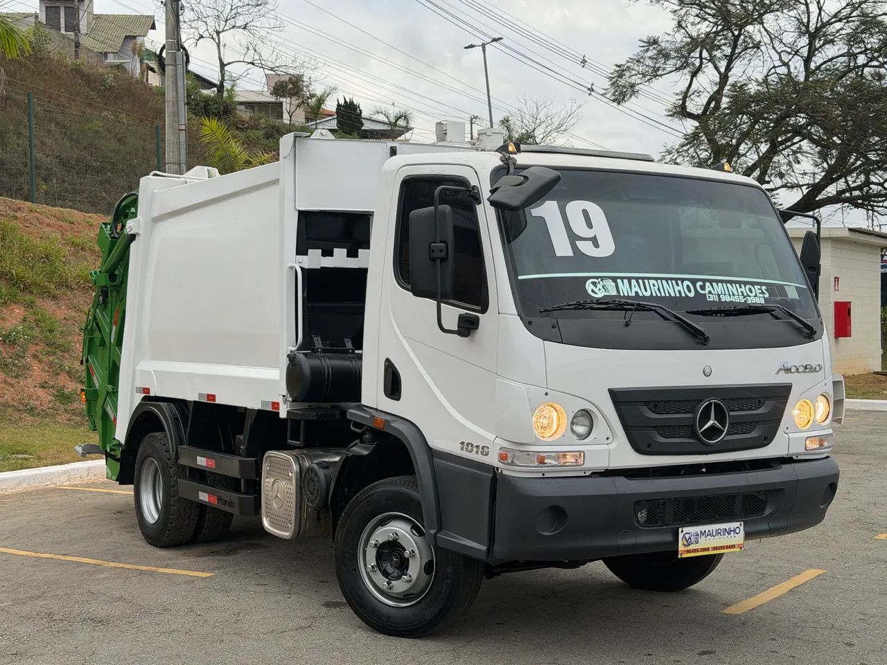 MB 1016 ANO 2019 CAMINHÃO COMPACTADOR 3/4 