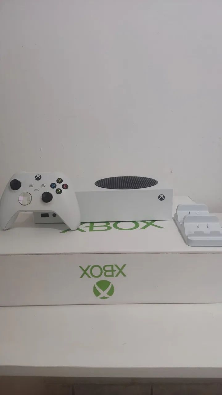 XBOX SERIES S COM JOGOS + SUPORTE - Foto 3