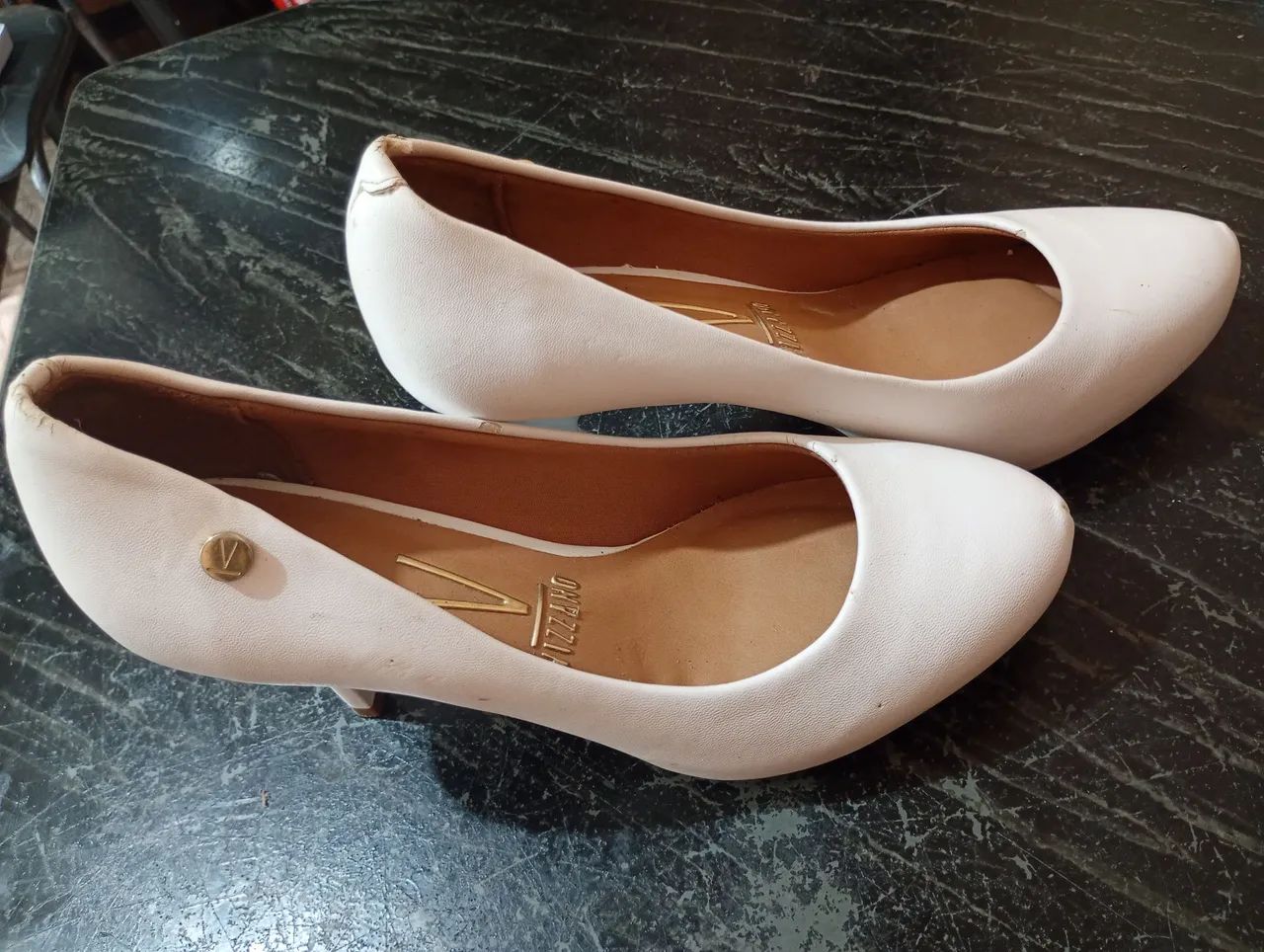 Sapato feminino vizzano - branco  - Foto 2