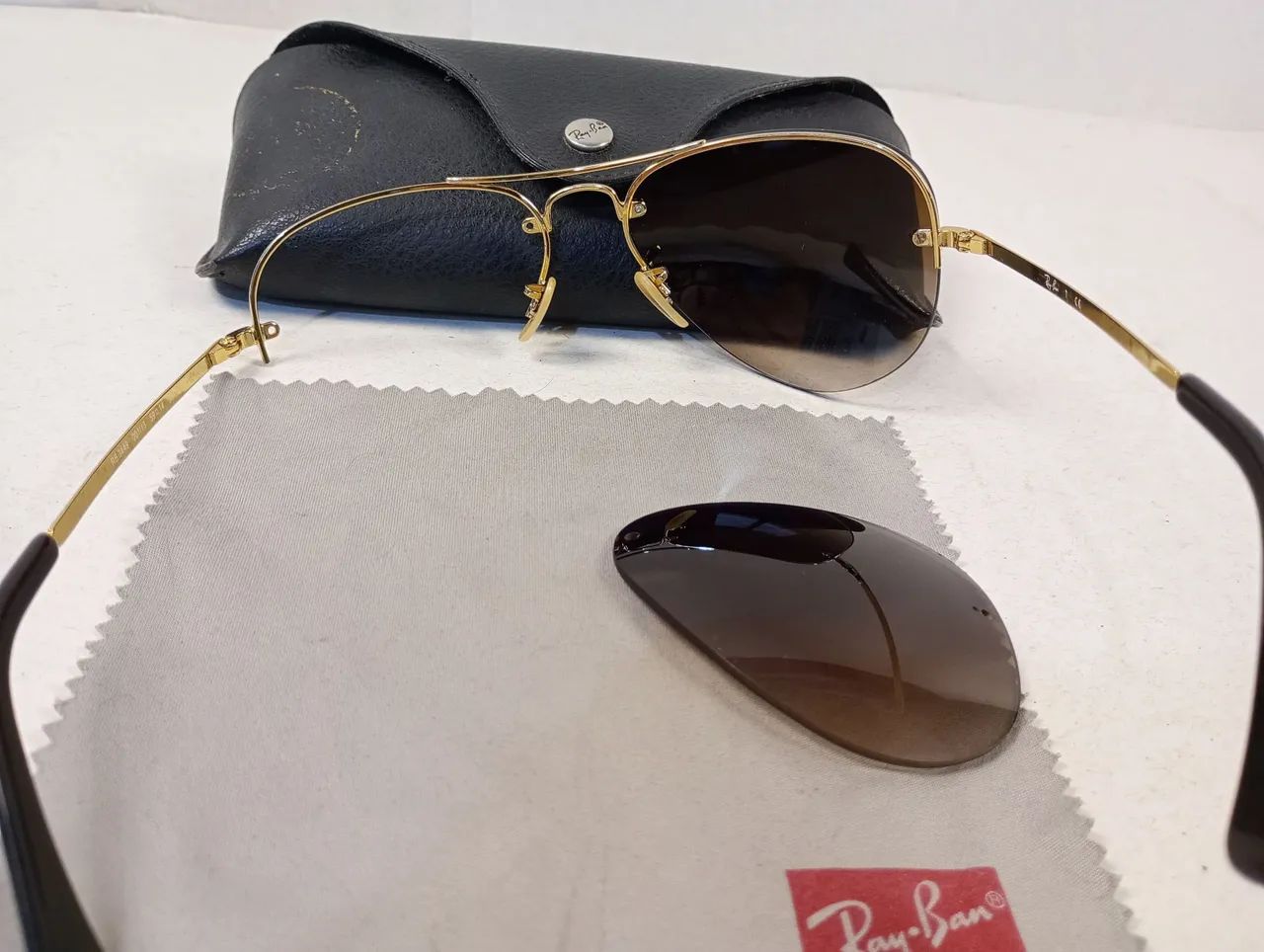Óculos de Sol Ray-Ban RB3449 Original - Com Estojo - Foto 2