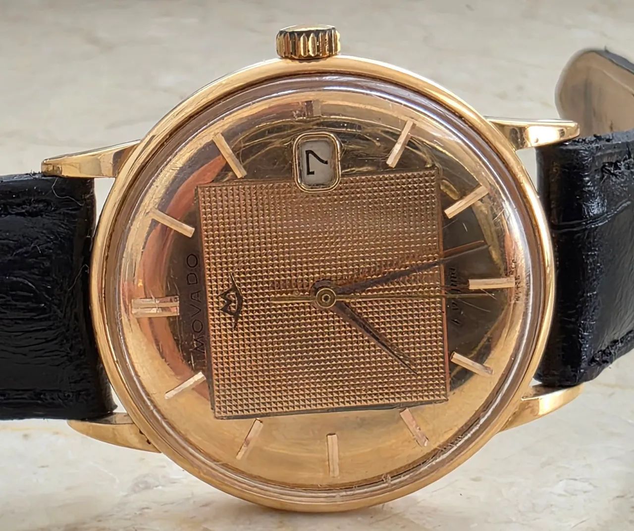 Relógio Movado Kingmatic.  Ouro 18k. - Foto 5