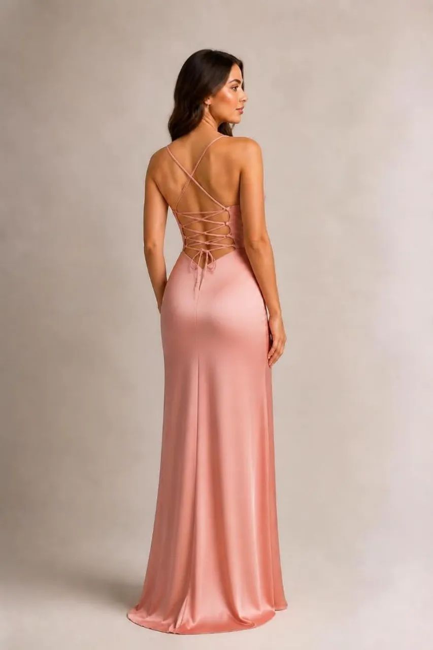 Vestido Rosé Trançado - Foto 2