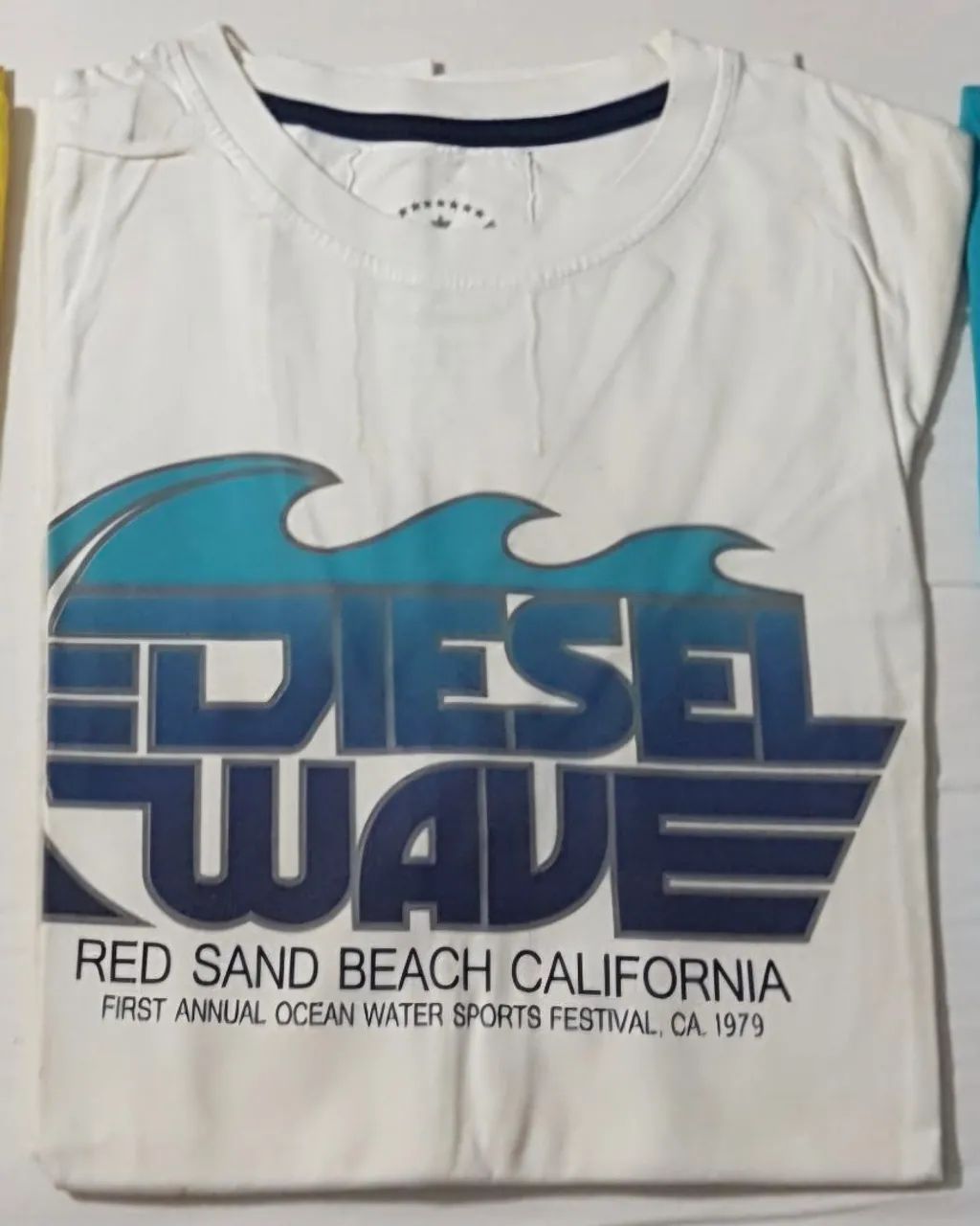 Camiseta Diesel Importada Branca Tamanho G