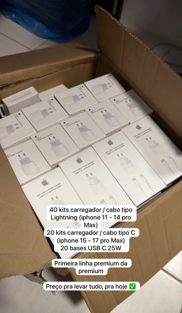 Kit Carregador 20W + Cabo - Foto 2