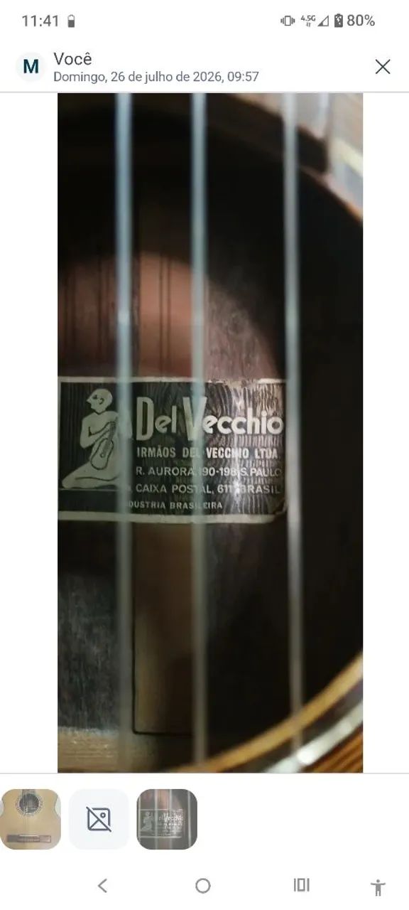 Violão del Vecchio excelente  - Foto 3