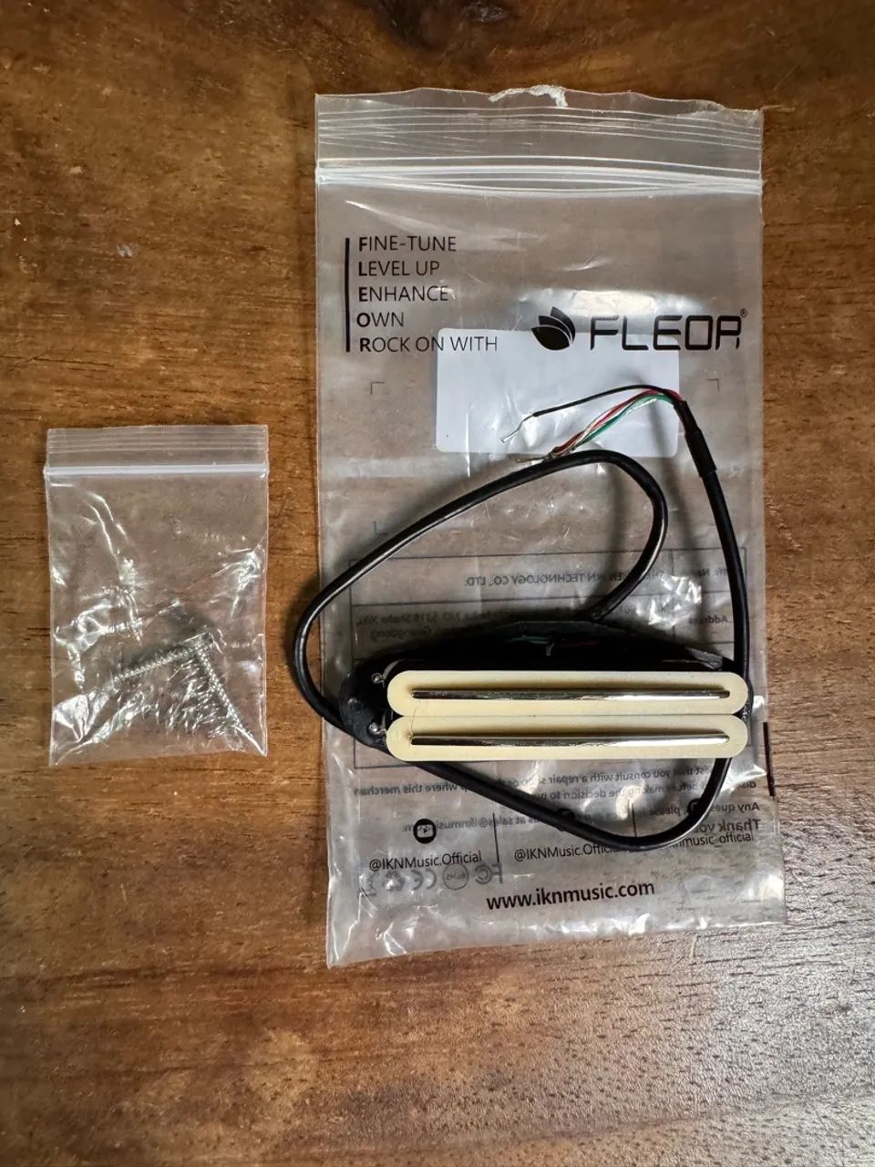 Captador de guitarra fleor bridge 