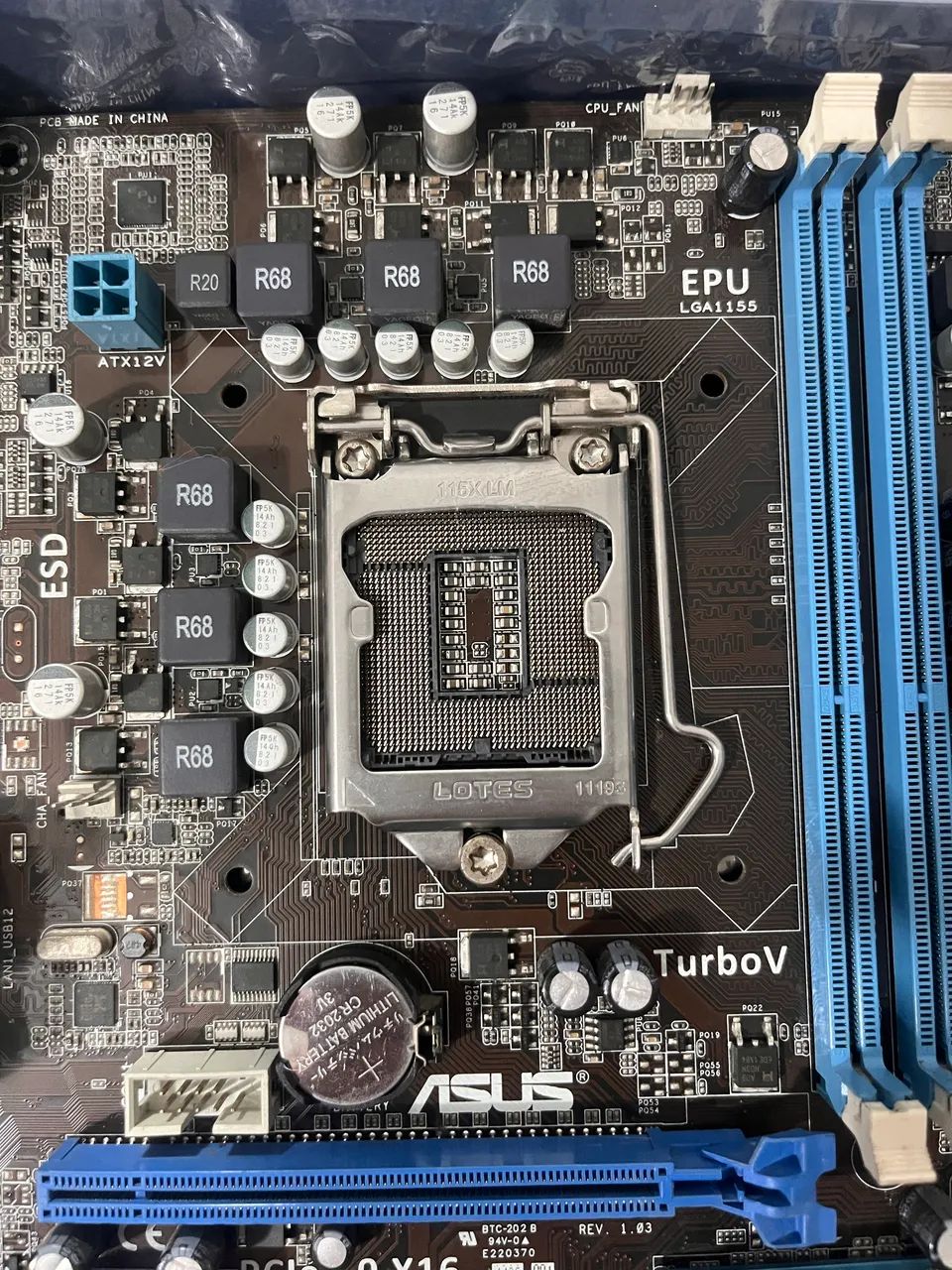 Placa-Mãe ASUS P8H61-M LE/BR LGA 1155 | Com Defeito - Foto 2