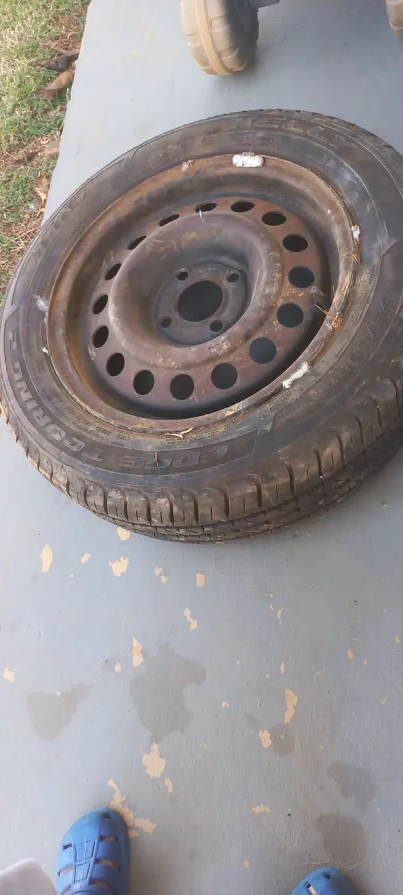 Vendo pneus e roda 14 - Foto 2
