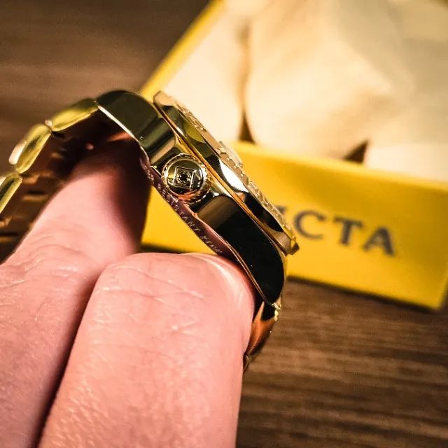 Relógio Invicta Pro Diver 9010 Dourado (Full Gold) Automático | NH35A | 40 mm - Foto 3