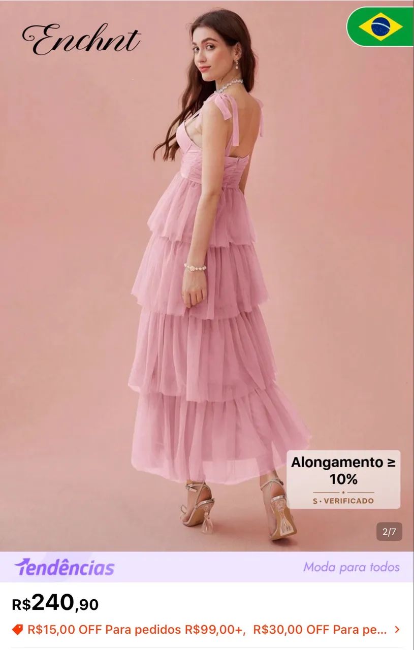 VESTIDO DE FESTA SHEIN - Foto 2