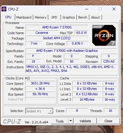 Ryzen 7 5700g - Vídeo integrado - Foto 2
