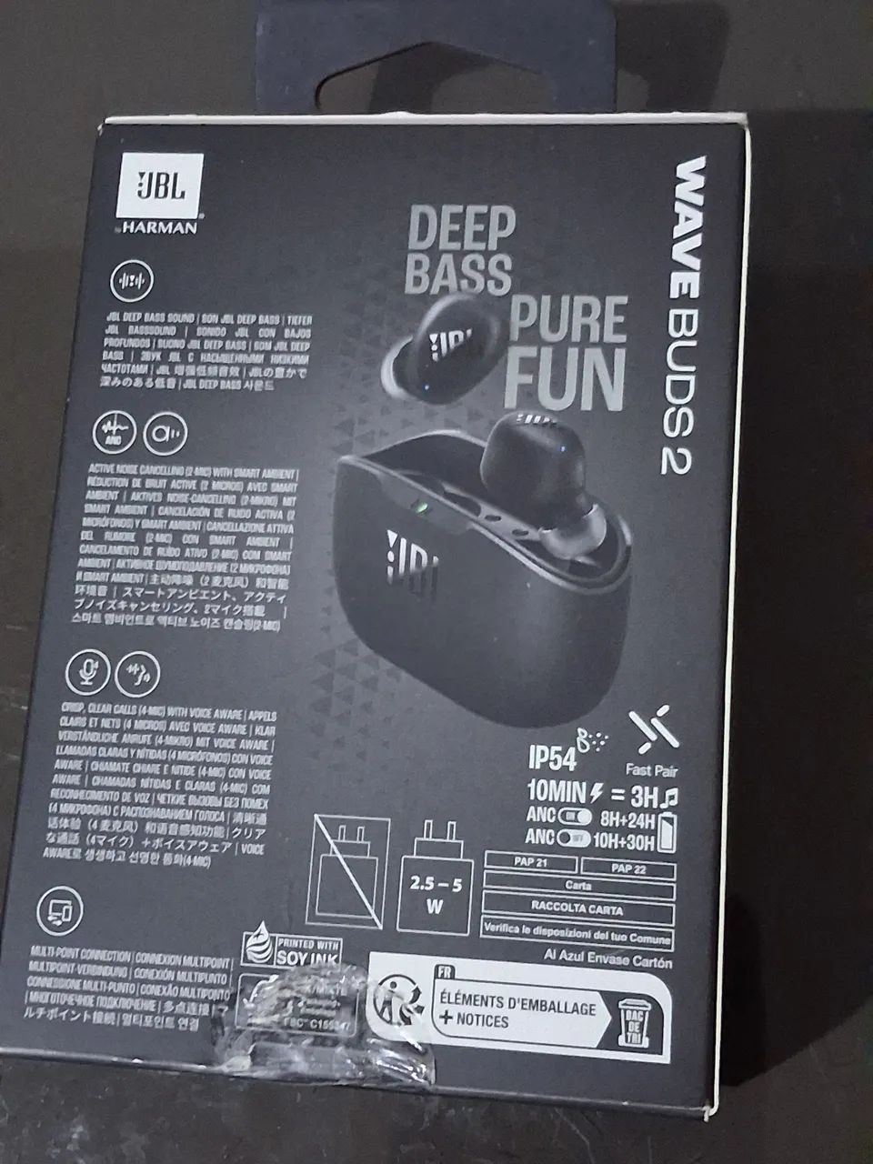 Fone Bluetooth JBL Wave Buds 2 nota e garantia  - Foto 4