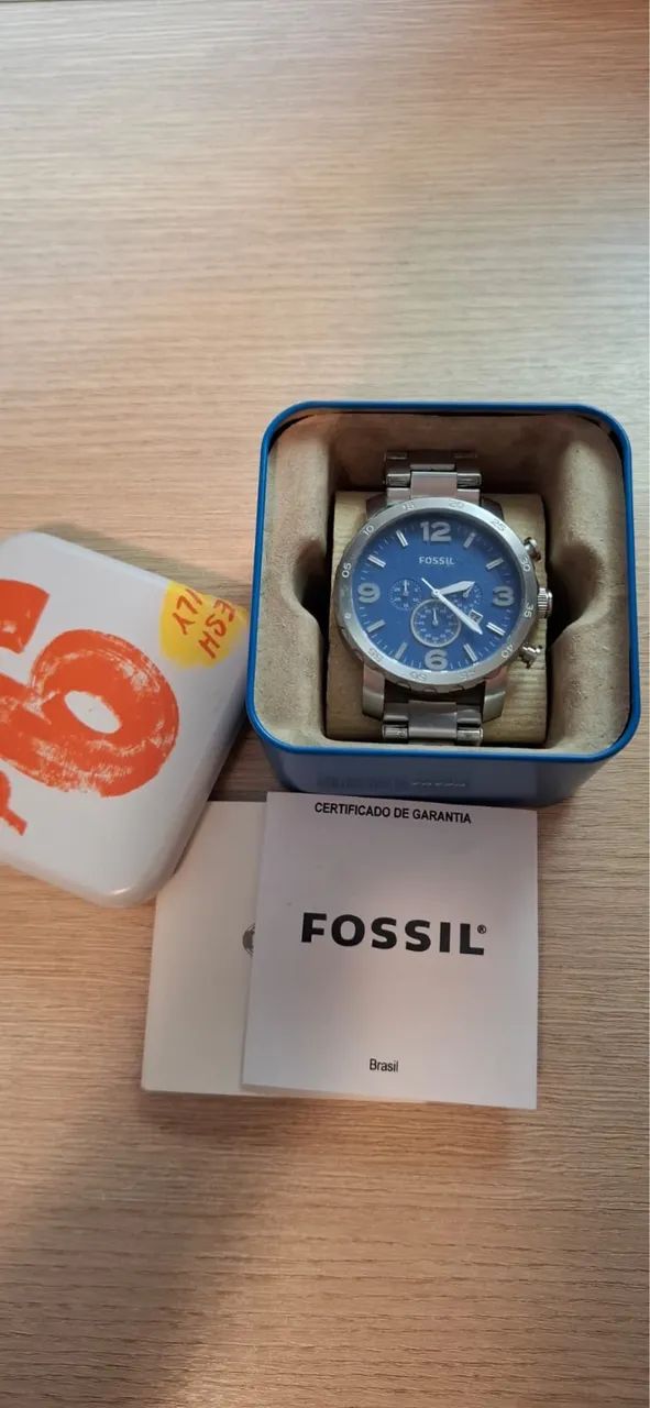 Relógio Fossil JR1445 Azul - Foto 2