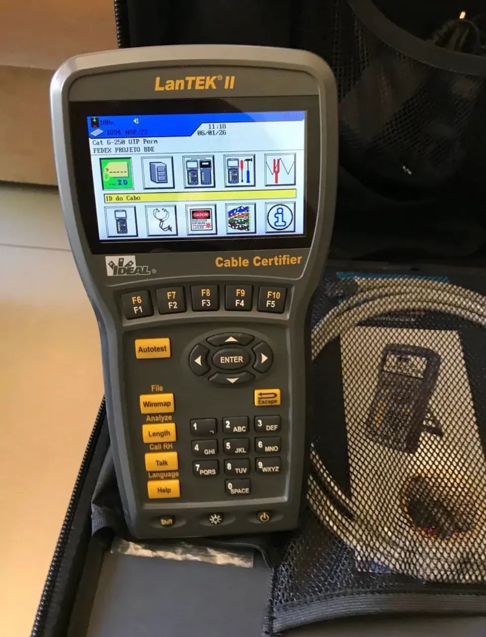 Ideal Lantek II 350 e 500 - Certificadores de rede - Foto 3