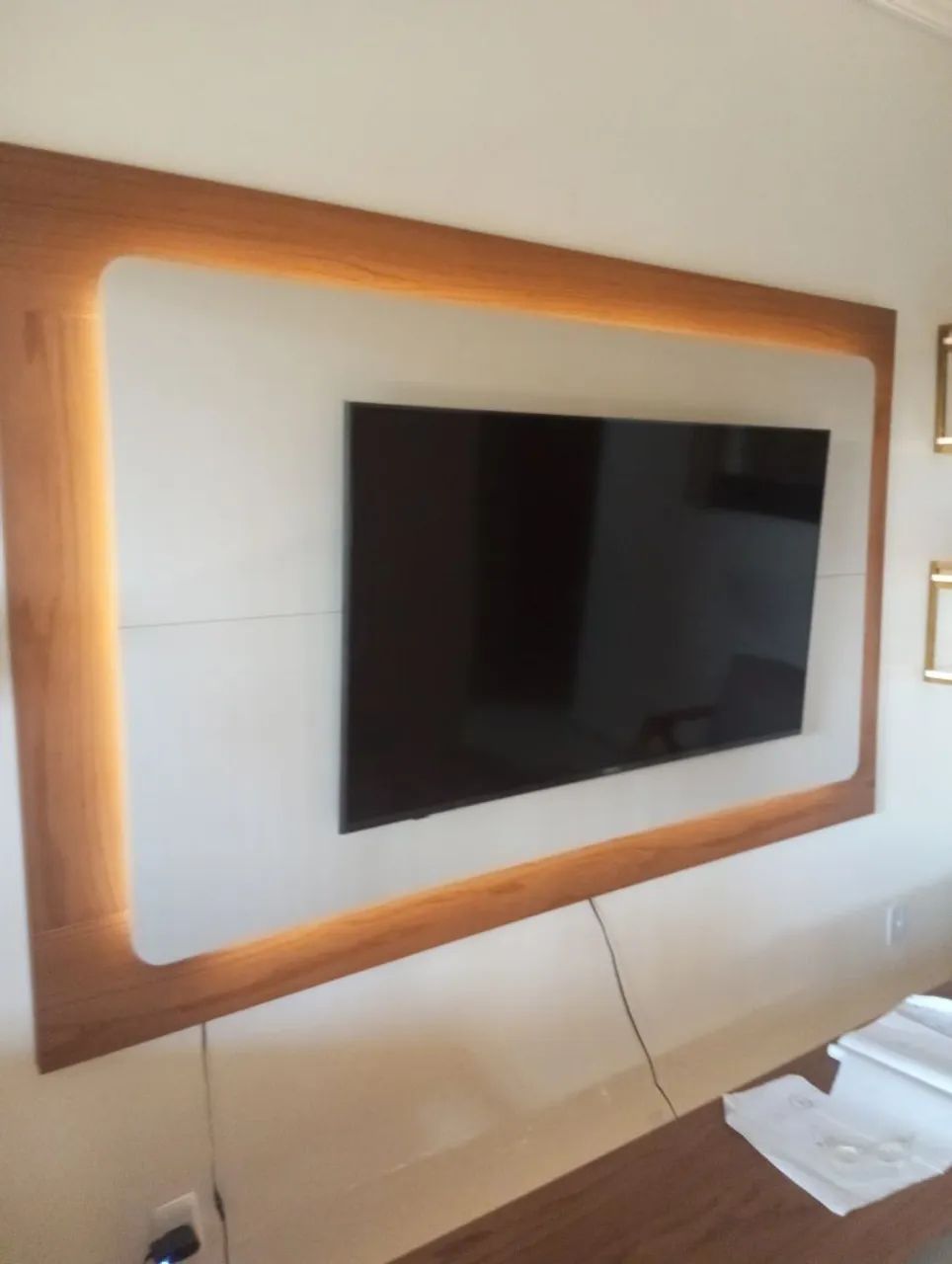 Lindo e exatamente painel  100% MDF com madeira "   novo " 