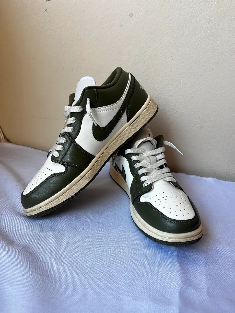 Tênis Jordan 1 low Médium Olive