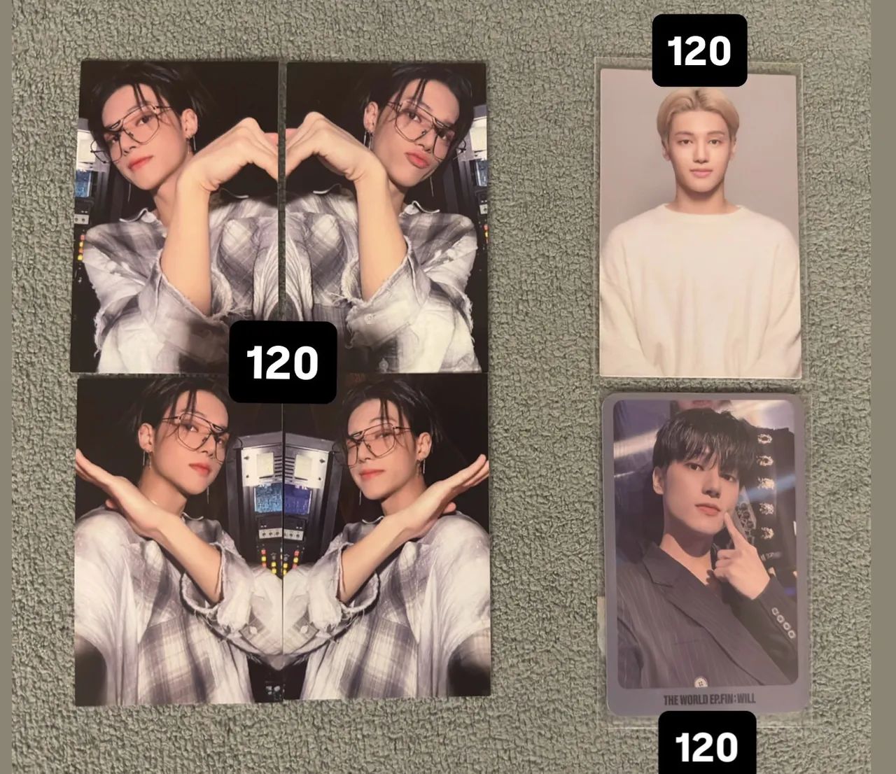 Photocards OFICIAIS ATEEZ (valor individual)