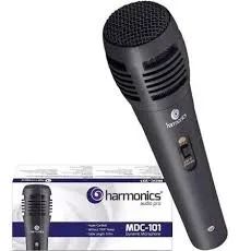 Microfone C/ Cabo 3mts Harmonics Mdc101 Dinâmico Supercardióide Preto *ENTREGA GRÁTIS*