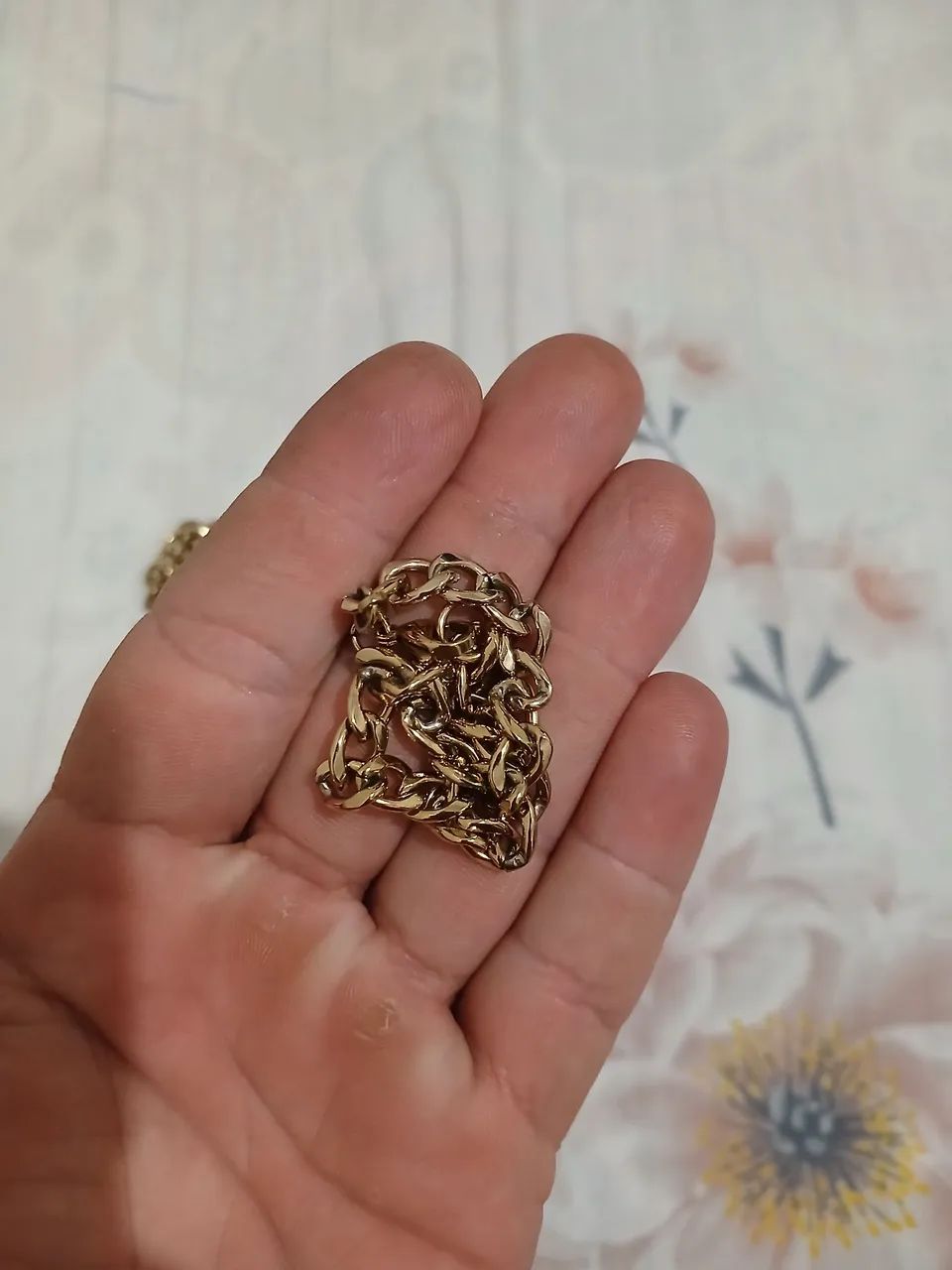 Corrente e pulseira de ouro  - Foto 3