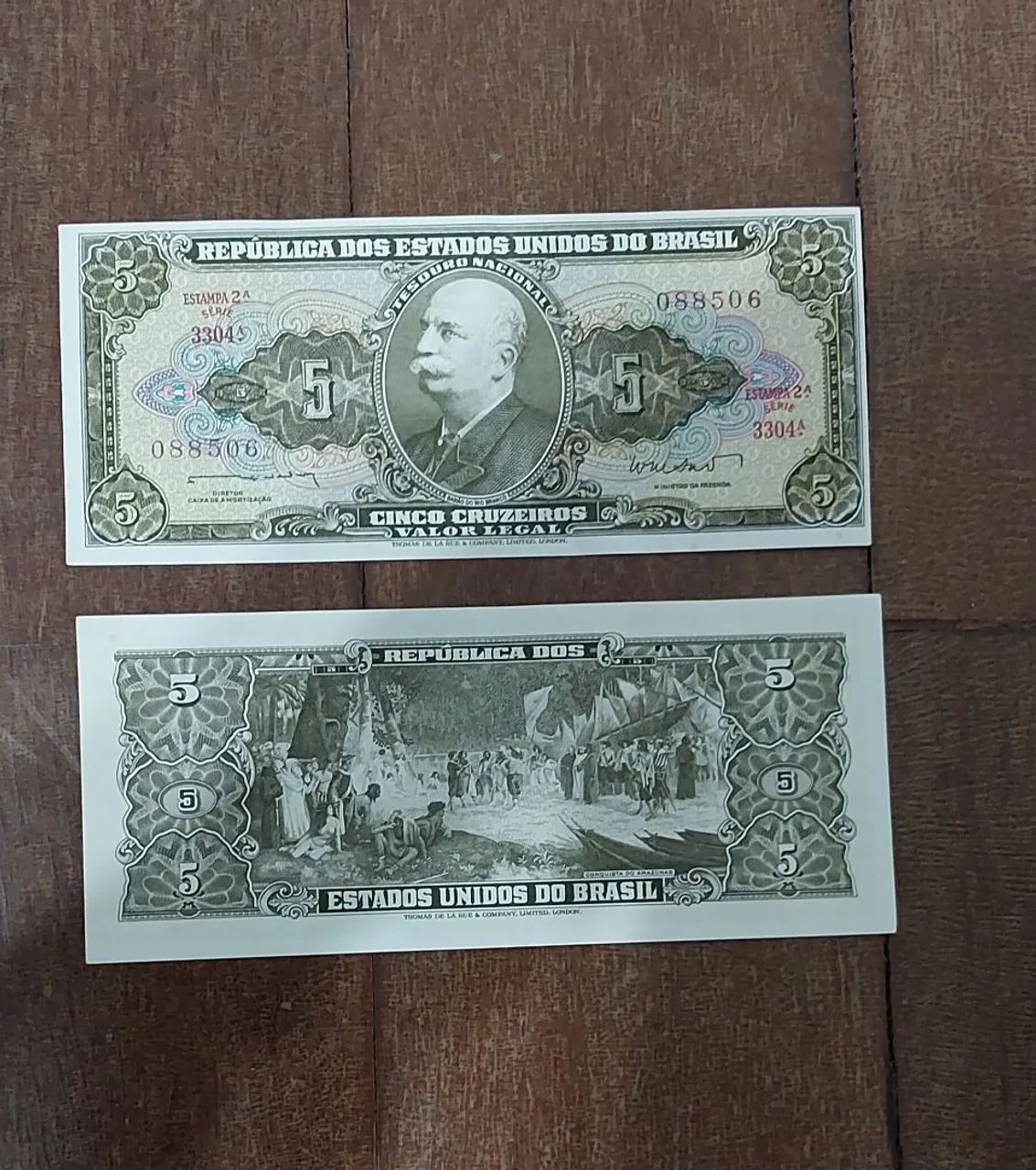 2 Células Dinheiro Raras 5 cruzeiros 