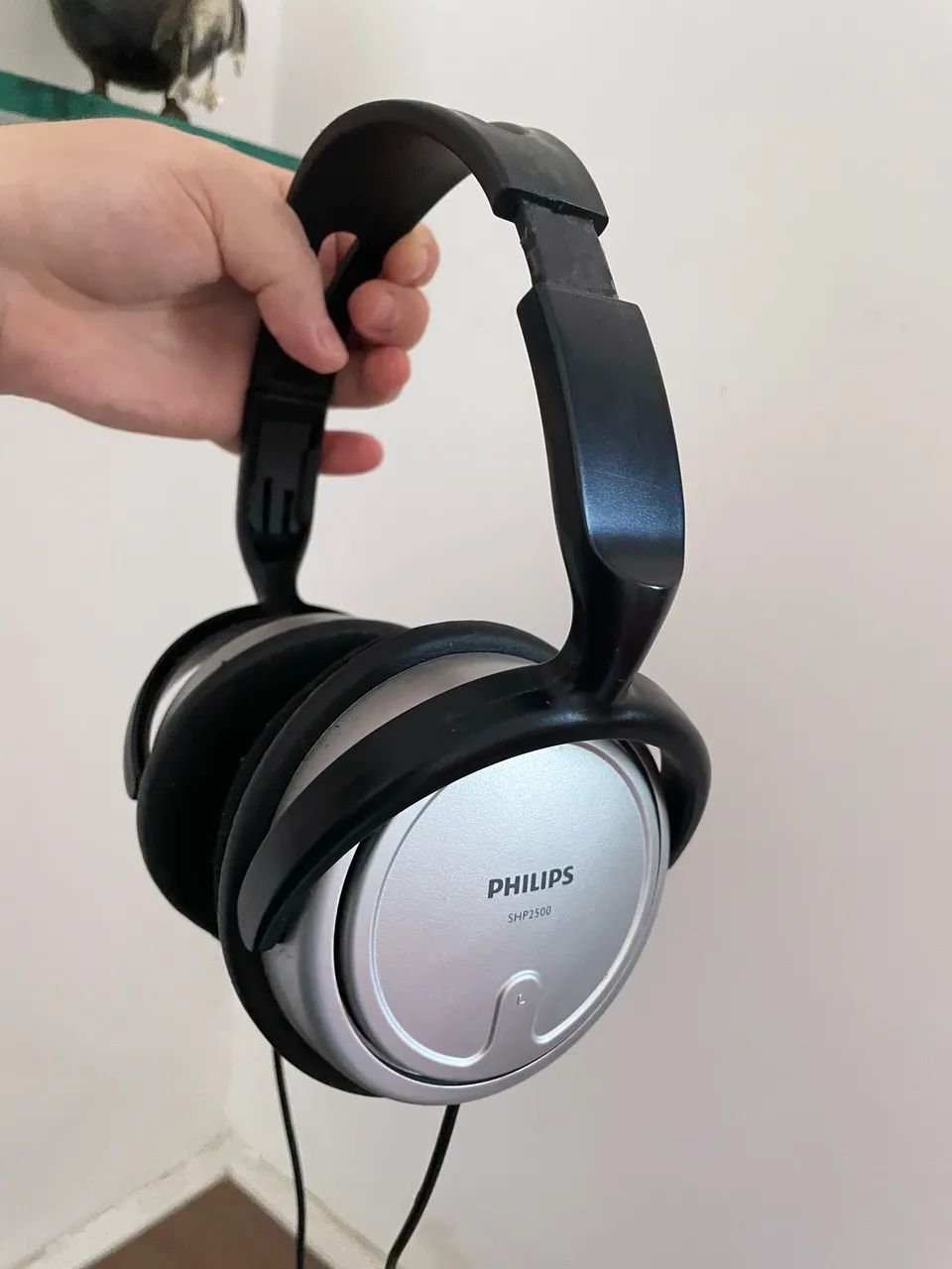 Fone Philips SHP2500 Original Cabo 6m P2 Para celular  TV PC Home Studio
