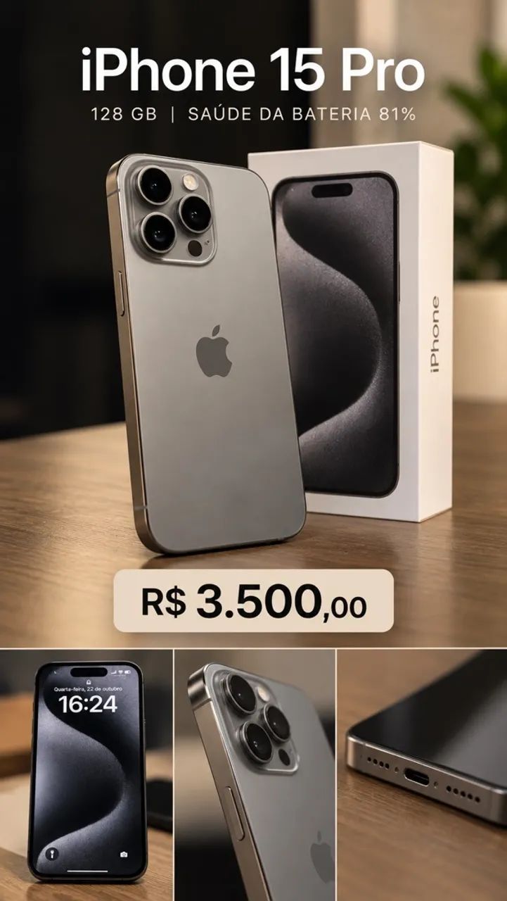 iPhone 15 pro 128gb - Foto 2