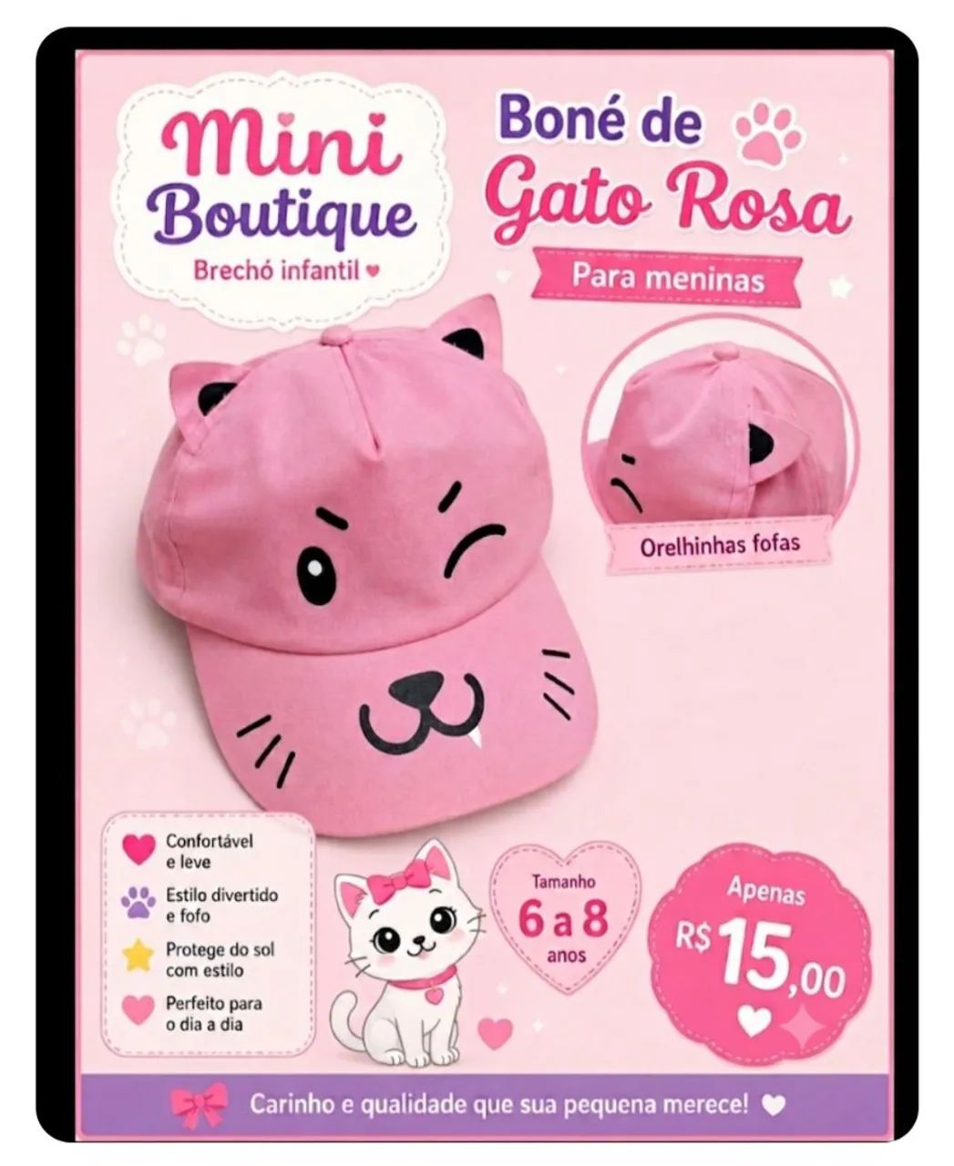 Venda de boné 