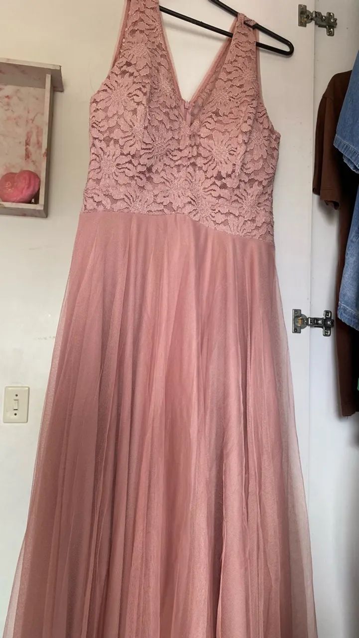 vestido de festa rosa  - Foto 3