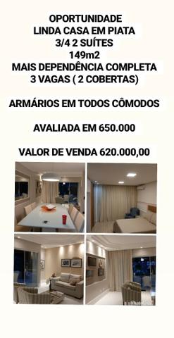 Imperdivel Casa 3/4 com suite com Armarios em todos os cômodos em Piata - Foto 2