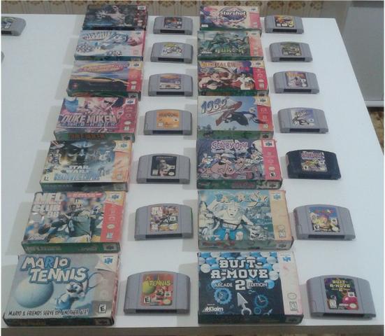Fitas originais para Nintendo 64 (preço variado)