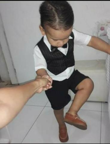 Roupa social infantil com sapato - Foto 2