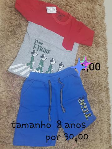 Novas, tamanho 8 anos