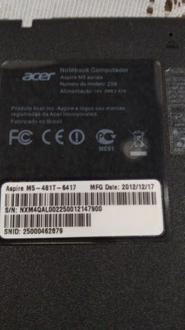 Vendo NoteBook da Acer tela 15,6 core i5 - Foto 5
