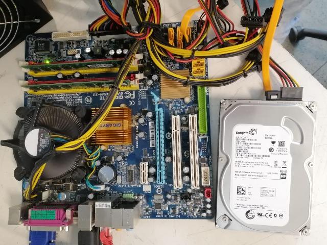 Kit Placa Mãe Gigabyte + 4gb + 500gb + Fonte Atx DSA-500VE C3 Tech - Foto 3