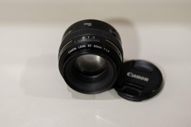 50mm 1.4 Canon aceito troca