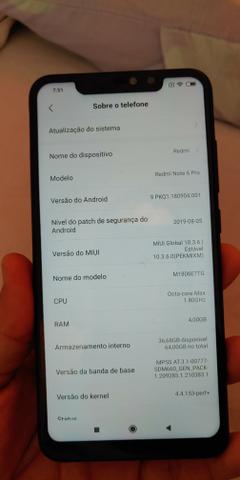 Xiami Redmi Not 6 Pro 64gb