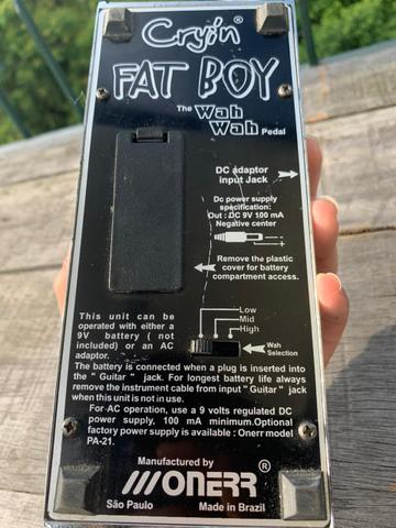 Pedal Wah Wah Onerr Cryi?n Fat Boy Cromada
